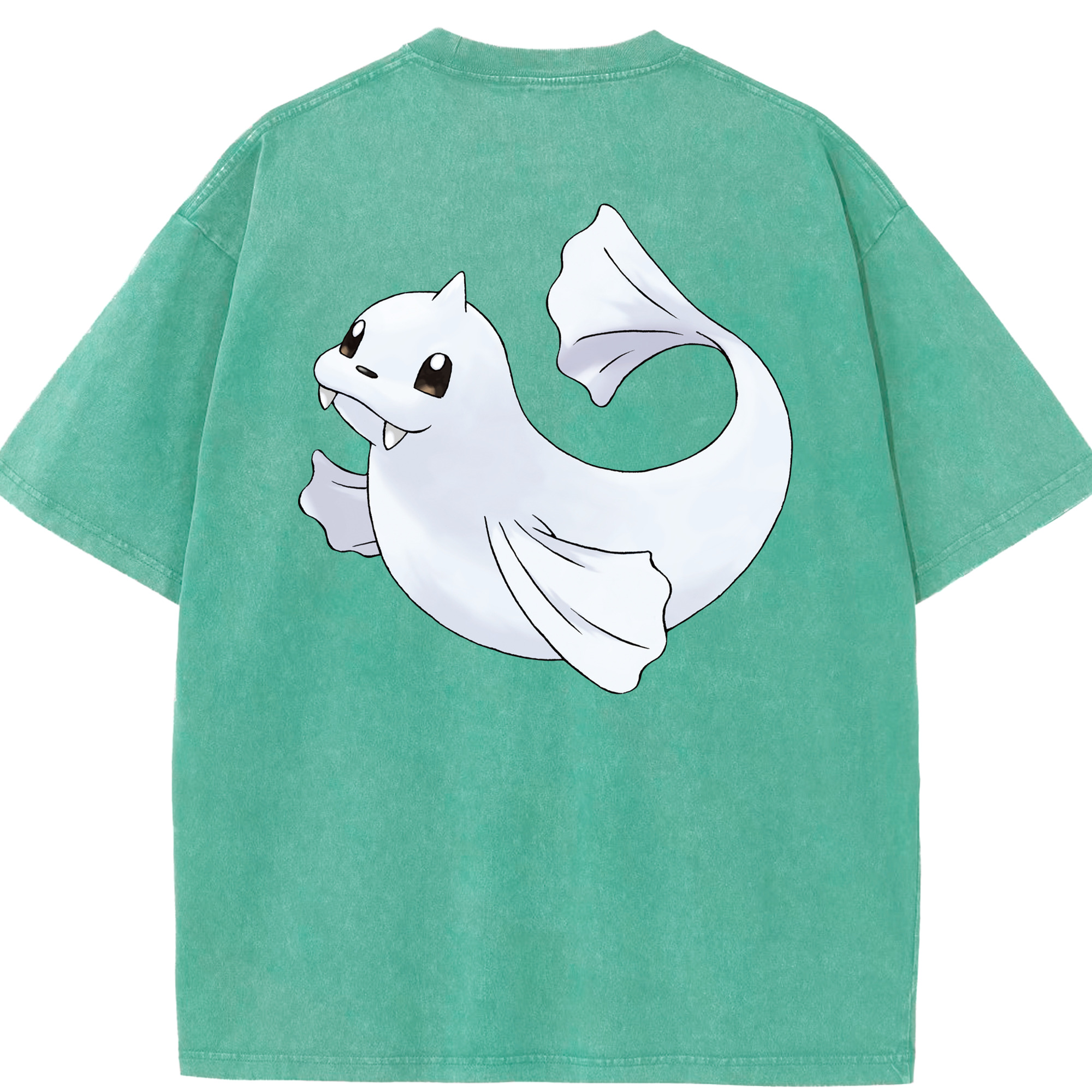 （画像用） ポケットモンスター Pokémon 綿100% ヴィンテージ風 半袖Tシャツ（背面プリント）